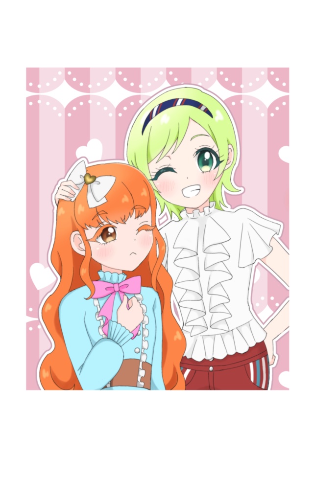 アイリ＆リンリン　チェキ風カード