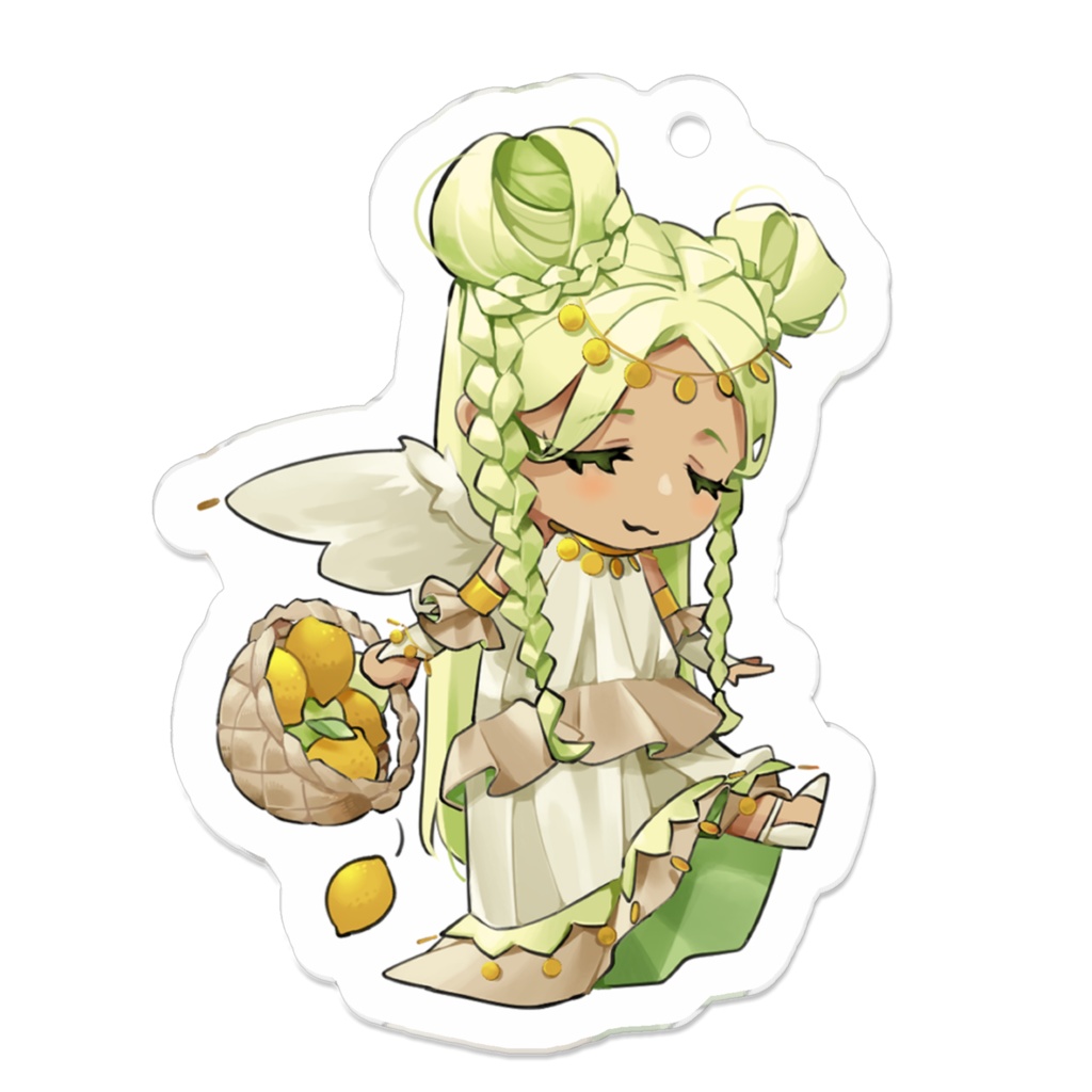 れもんアクリルキーホルダー