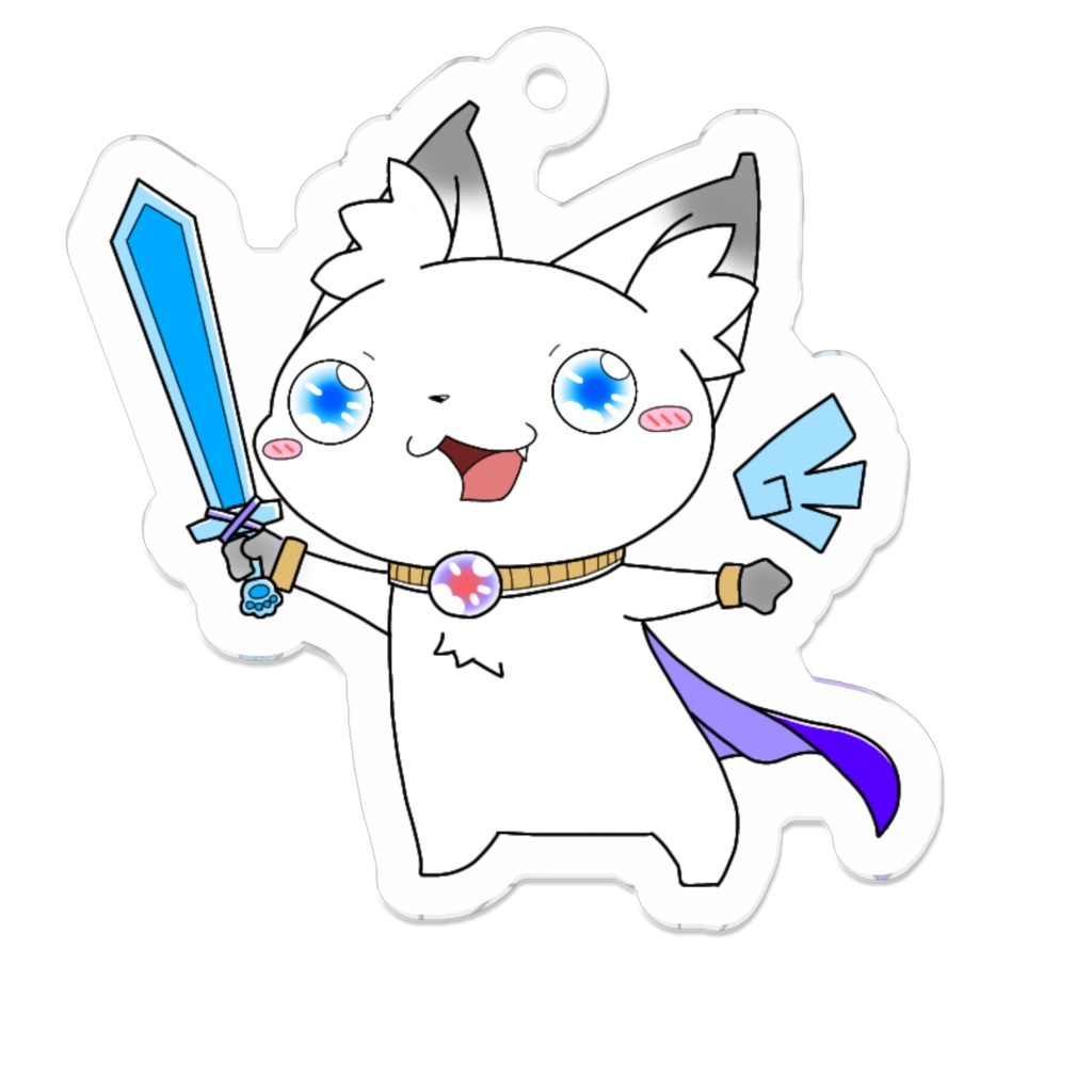 冒険家ペティのアクリルキーホルダー