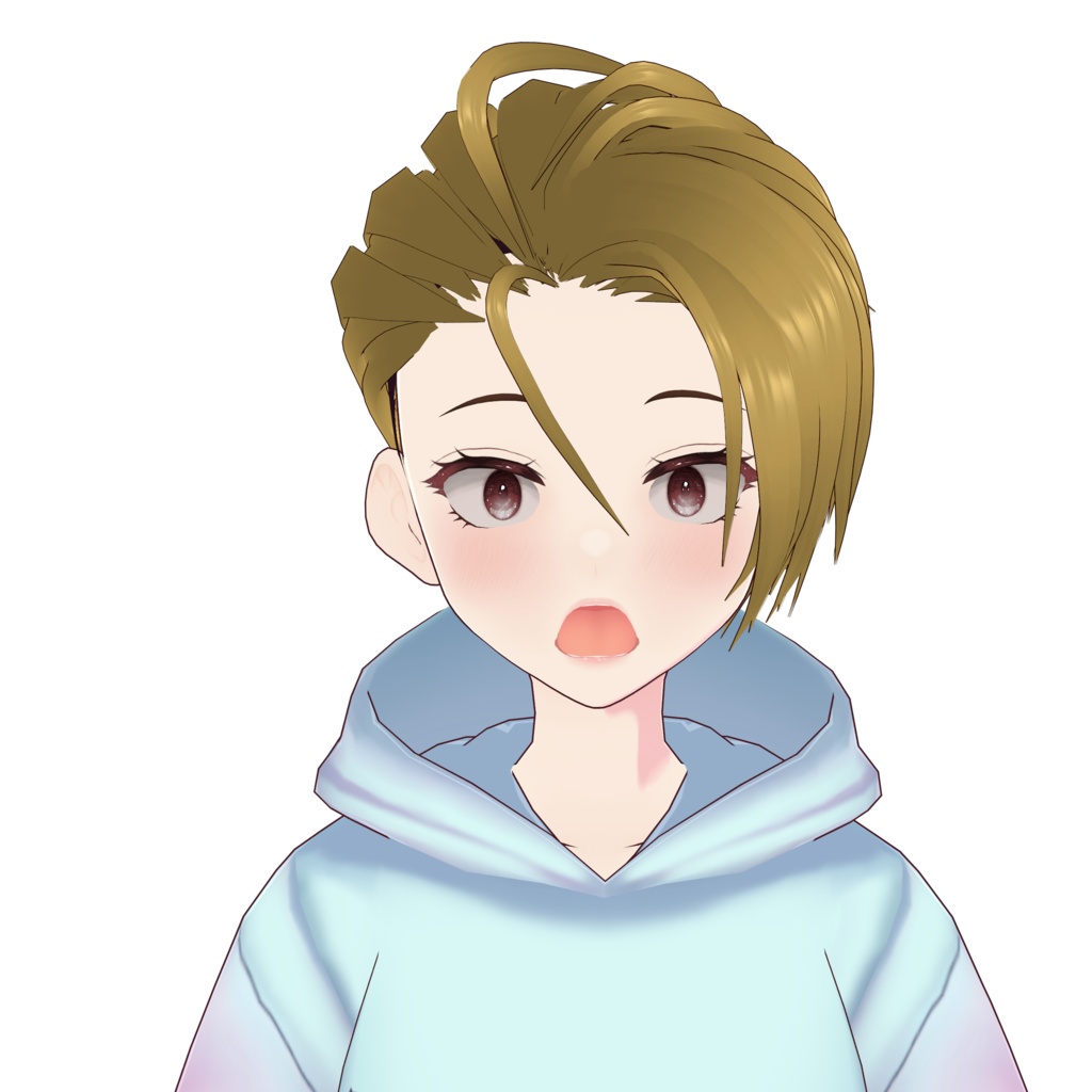 FREE VROID CHARACTER!【むりょう / Free|VRoidモデル】はりかれマスコットキャラクター|HARIKARE Mascot Character(VRoid File)