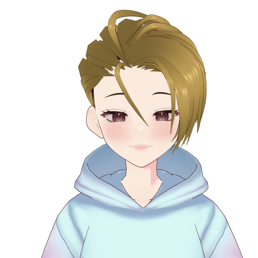 FREE VROID CHARACTER!【むりょう / Free|VRoidモデル】はりかれマスコットキャラクター|HARIKARE Mascot Character(VRoid File)