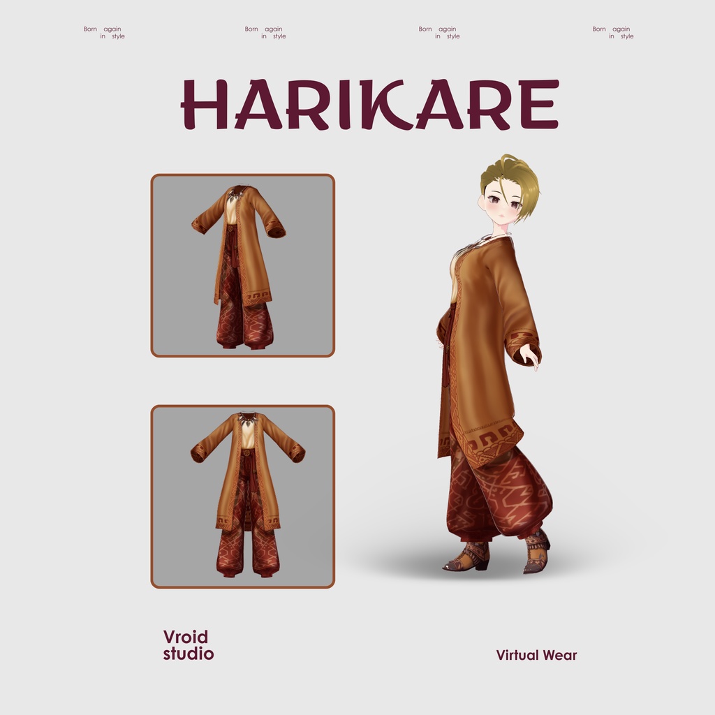 【VRoid Texture & Custom Item】だいちのいしょう