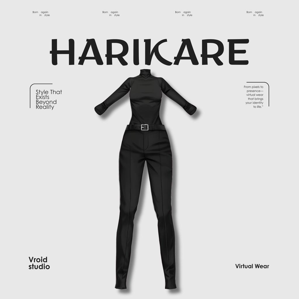 【VRoid Texture & Custom Item 】すりむくろじゃんぷすーつ