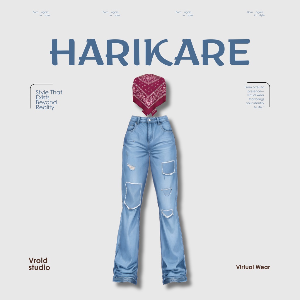 【VRoid Texture & Custom Item 】ばんななとっぷでにむ