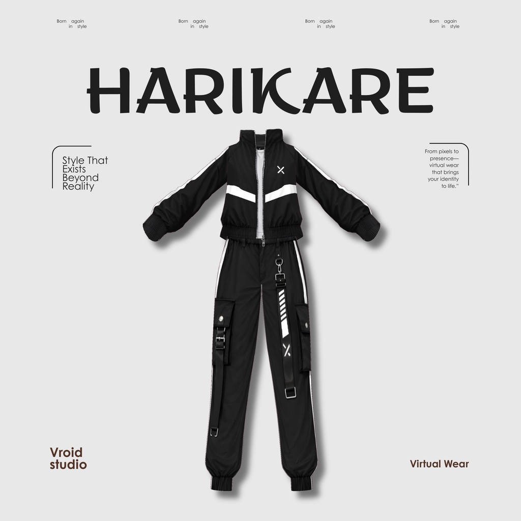 【VRoid Texture & Custom Item 】みらいすとりーとすーつ