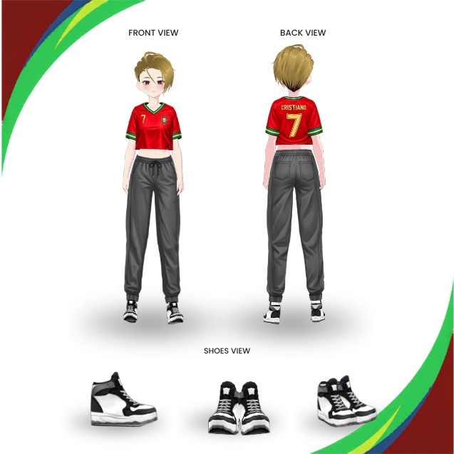 【VRoid Texture & Custom Item WORLD CUP 2026】Lusitan Vict | Portuguese Legacy