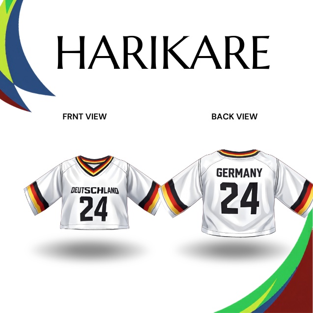 【VRoid Texture & Custom Item WORLD CUP 2026】Iron Victory どいつさぽーたーせっと | Deutsche Power