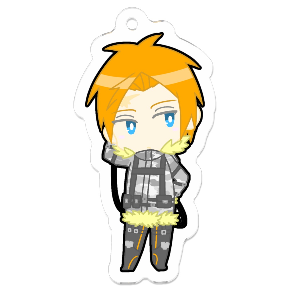 被虐のノエル team "SOLID"アクリルキーホルダー2