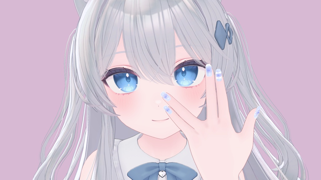 14アバター対応✦ハートチークネイル