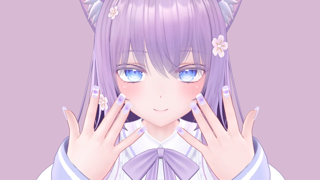 14アバター対応✦ハートチークネイル