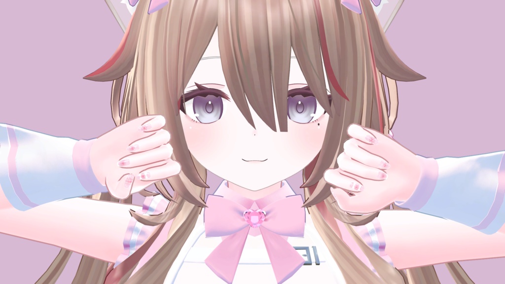 14アバター対応✦ハートチークネイル