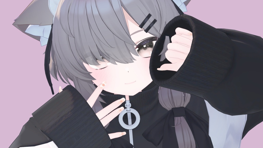 14アバター対応✦ハートチークネイル