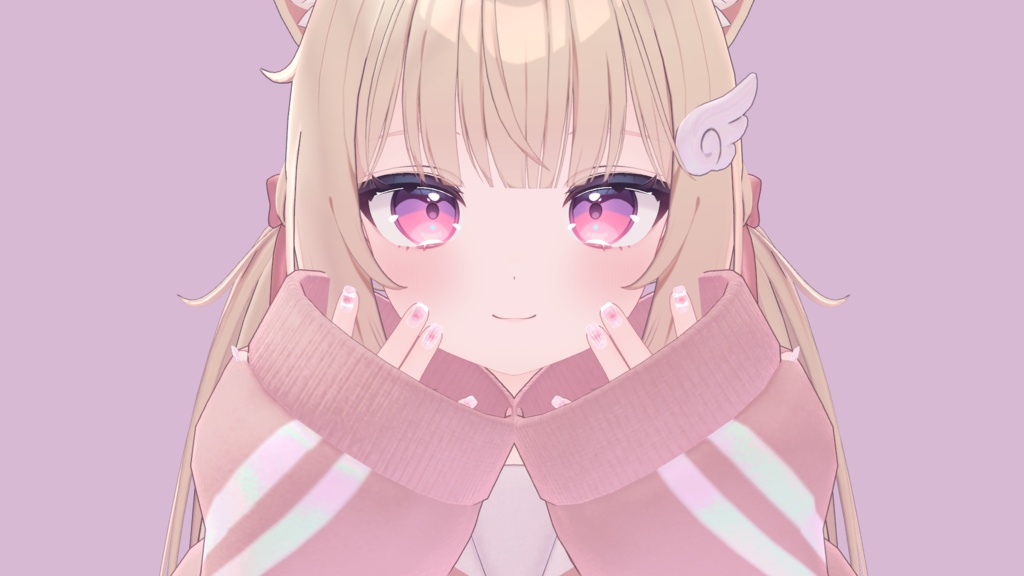 14アバター対応✦ハートチークネイル