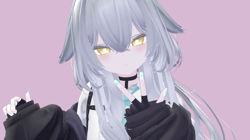 14アバター対応✦ハートチークネイル