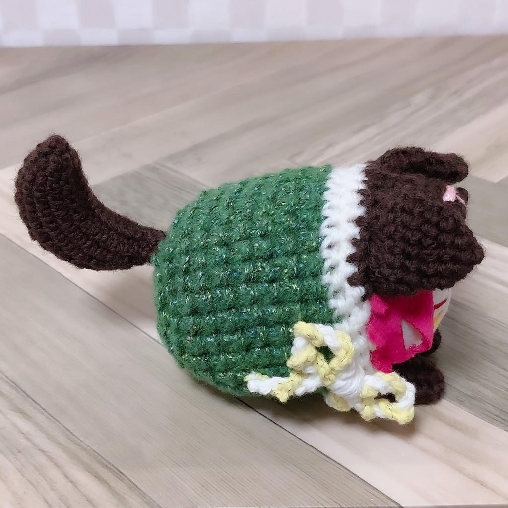【5/5限定】もちもち編み着ぐるみ:くわんこ【試作品】