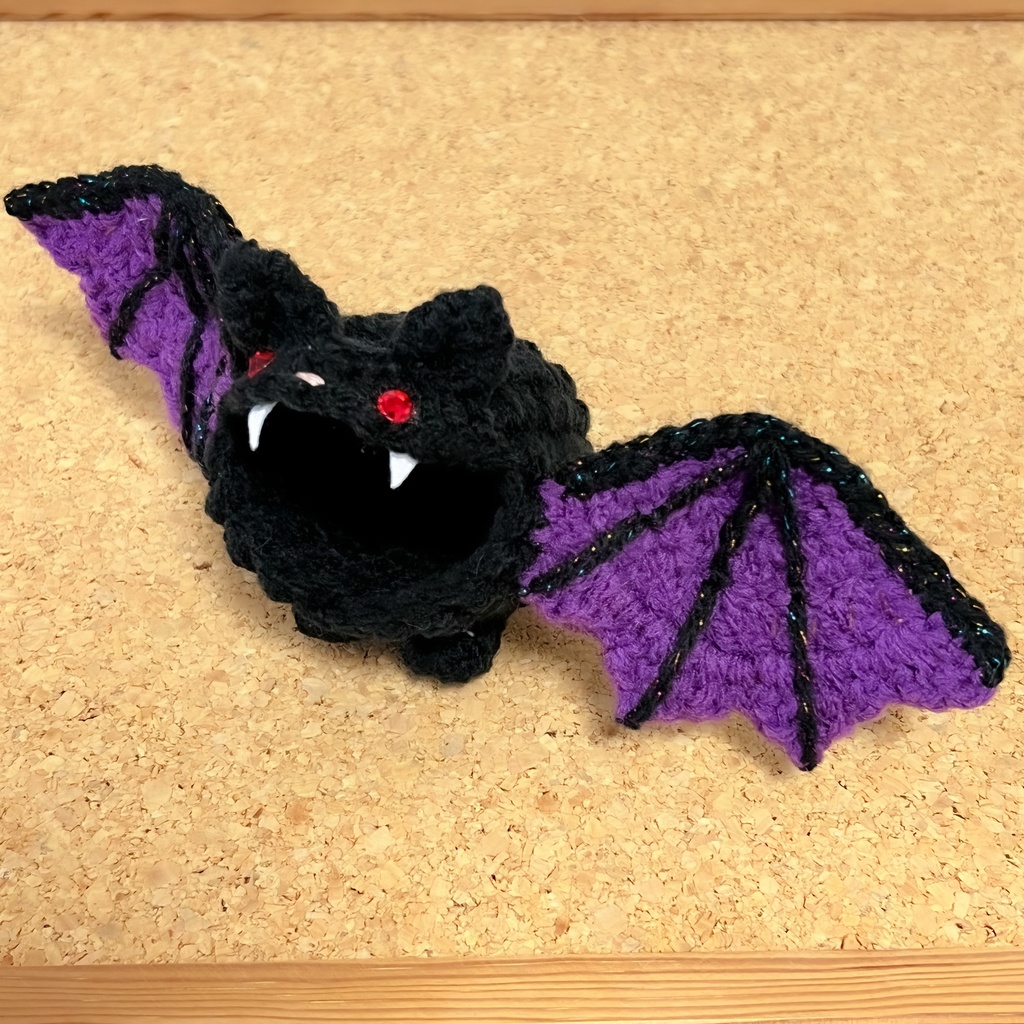 【もちもち着ぐるみ】真夜中のこうもりさん