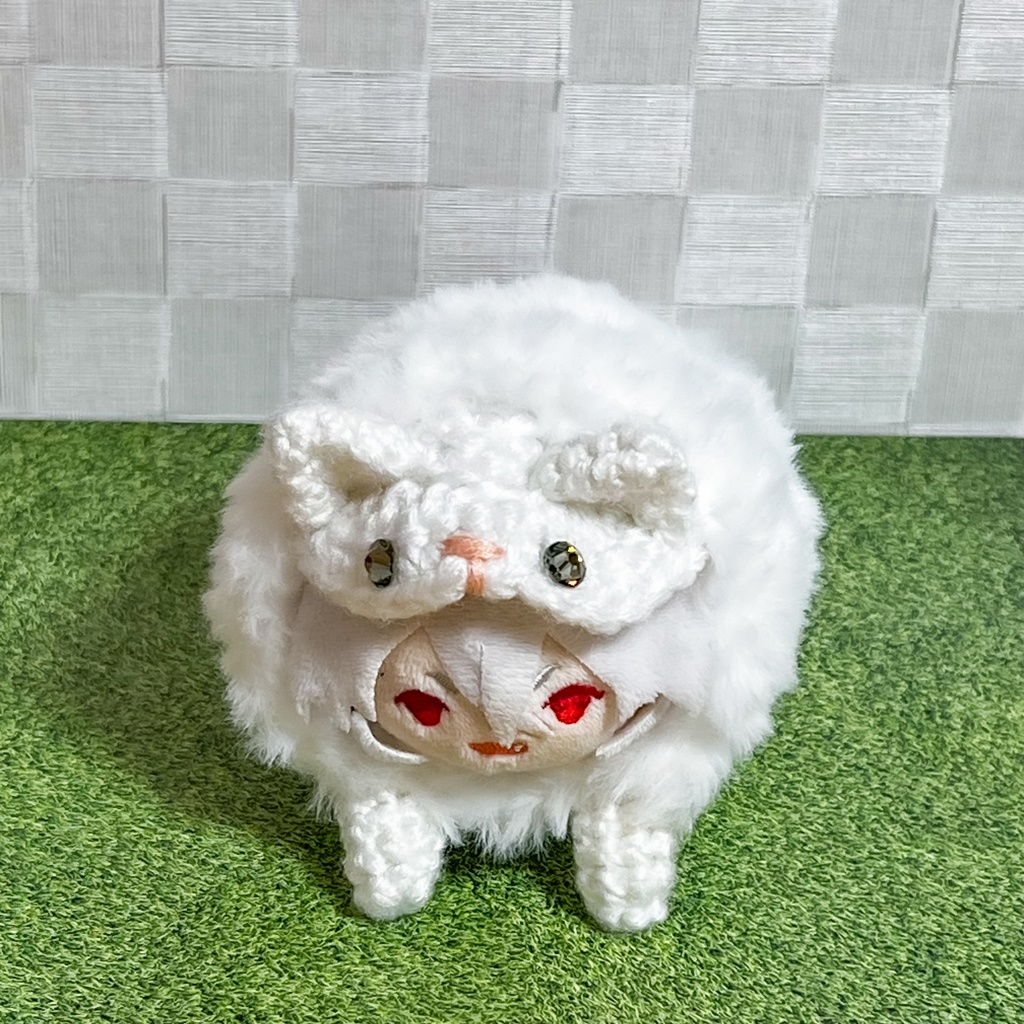 【もちもち編み着ぐるみ】ひめつるにゃんこ