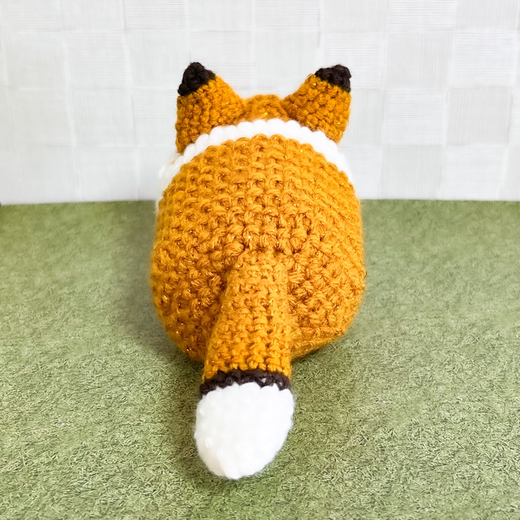 【もちもち編み着ぐるみ】きらきらこんこん丸