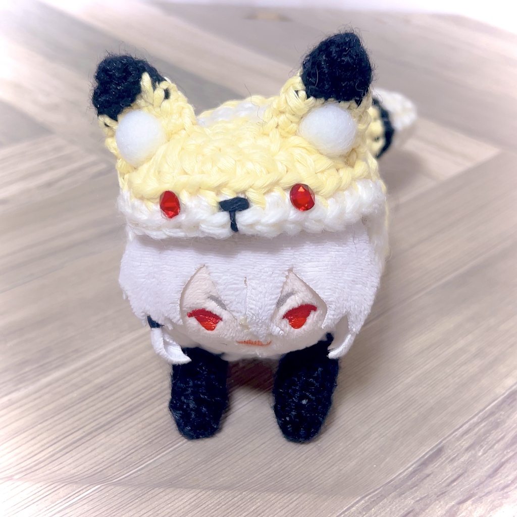✨光るシリーズ✨こんこんちゃん【編み着ぐるみ】
