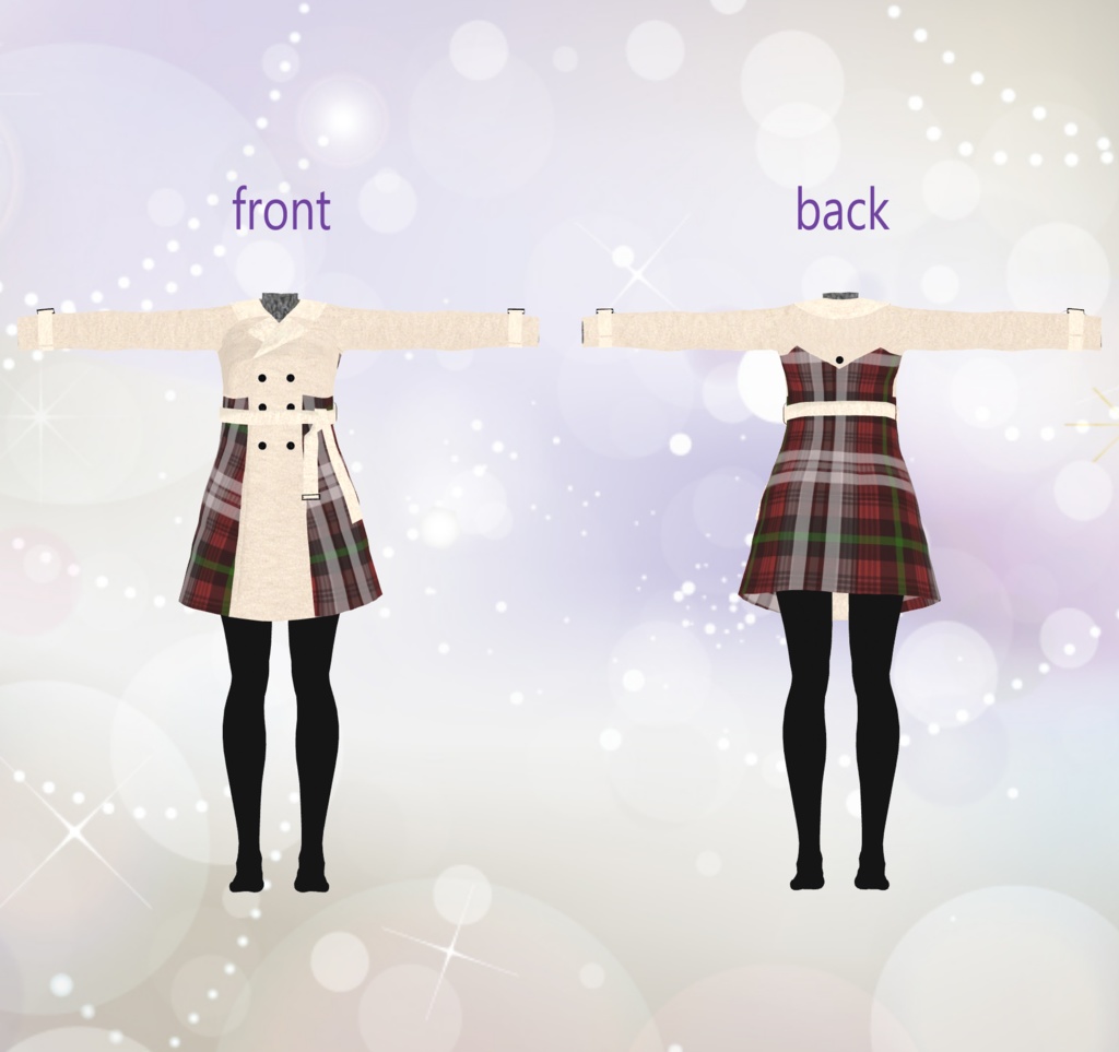 チェックコート