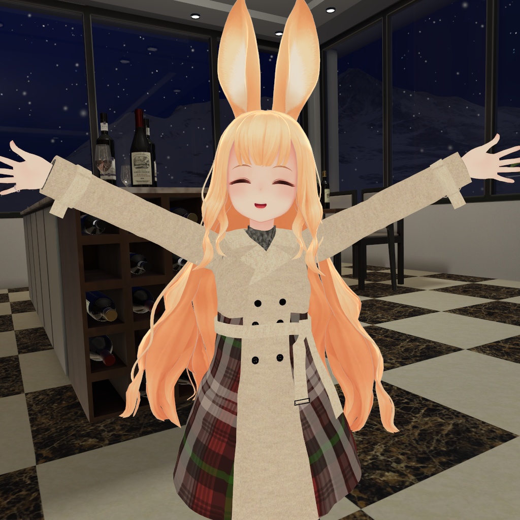 チェックコート