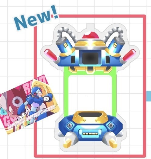 ロックマンX ライト博士のカプセル型アクリルオブジェ