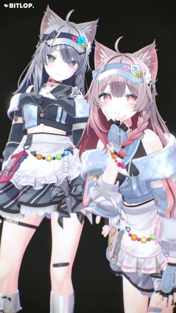【衣装 / 靴】NEON LUNCH★Diner【複数アバター対応】#BITLOP3D