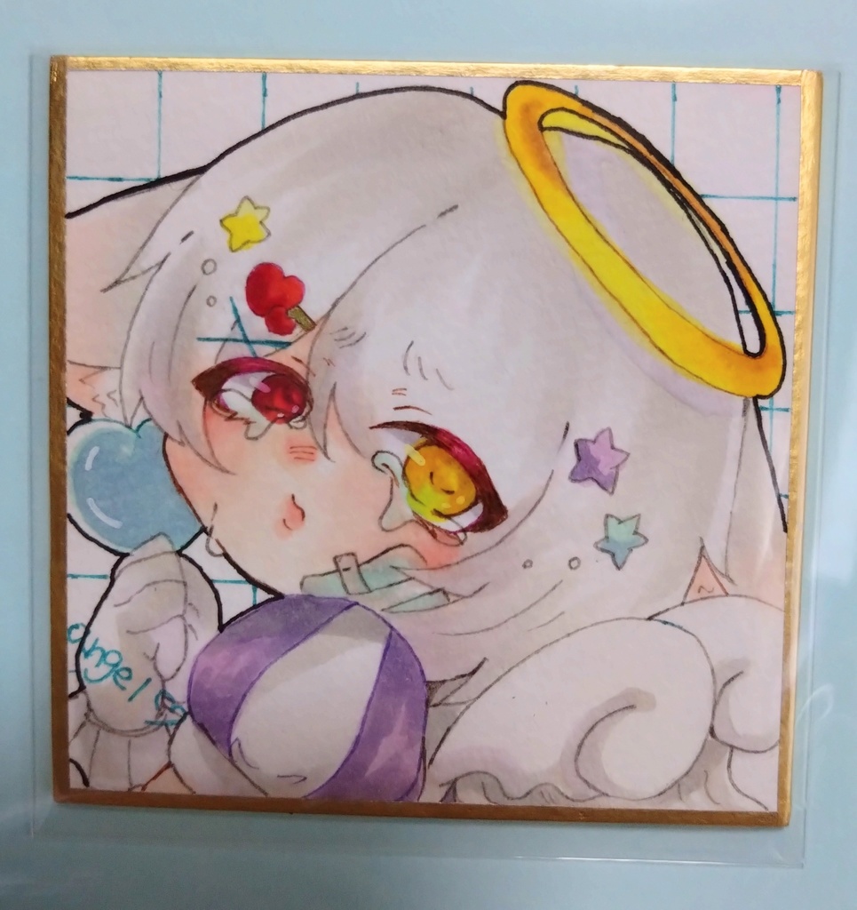 すうぃーとえんじぇる(原画色紙)
