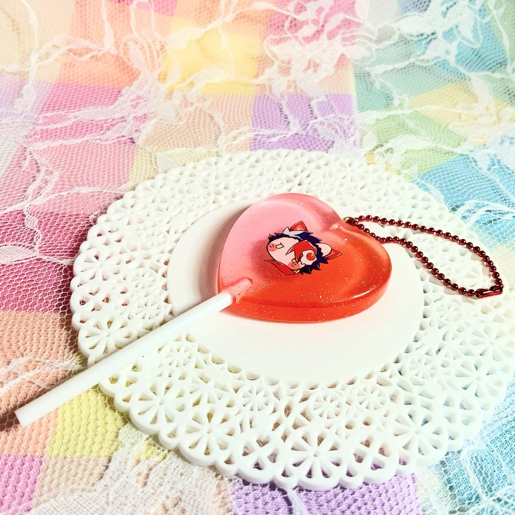 《ももぱっ！》ペロキャンキーホルダー-ユウキ📕-