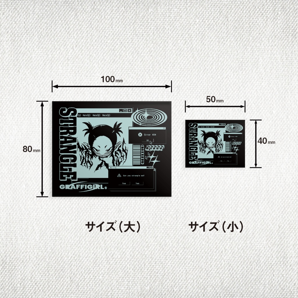 STRANGLE ステッカーB
