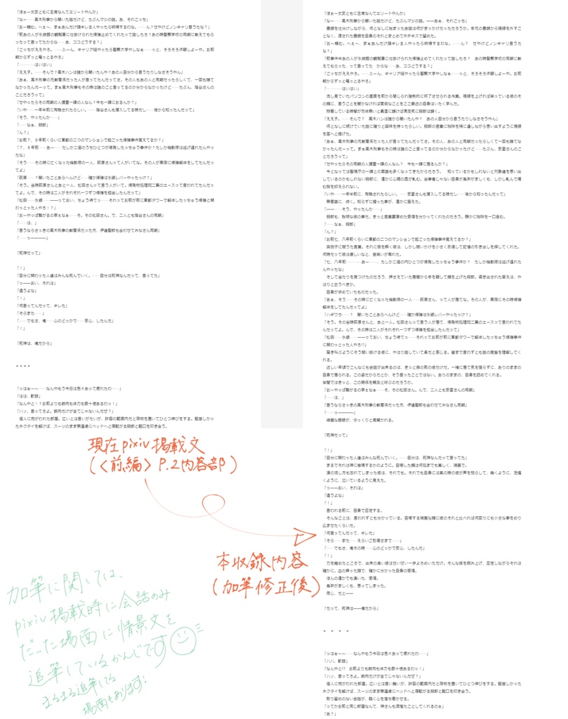 誰も知らない物語りの続きをー上ー