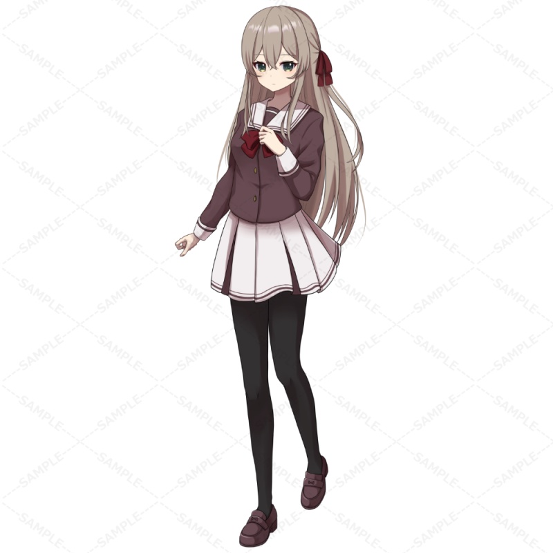 立ち絵素材03_大鎌を持った女の子