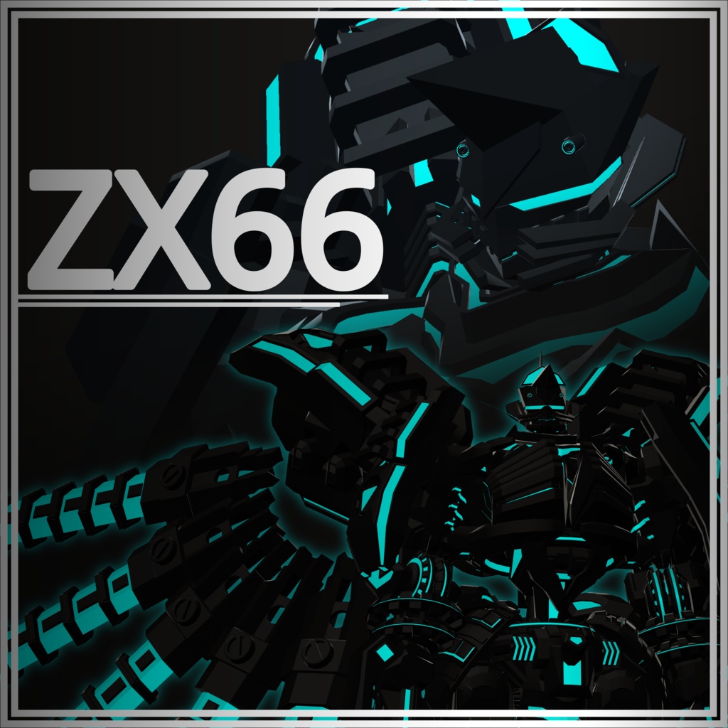 【オリジナル3Dモデル】ZX66