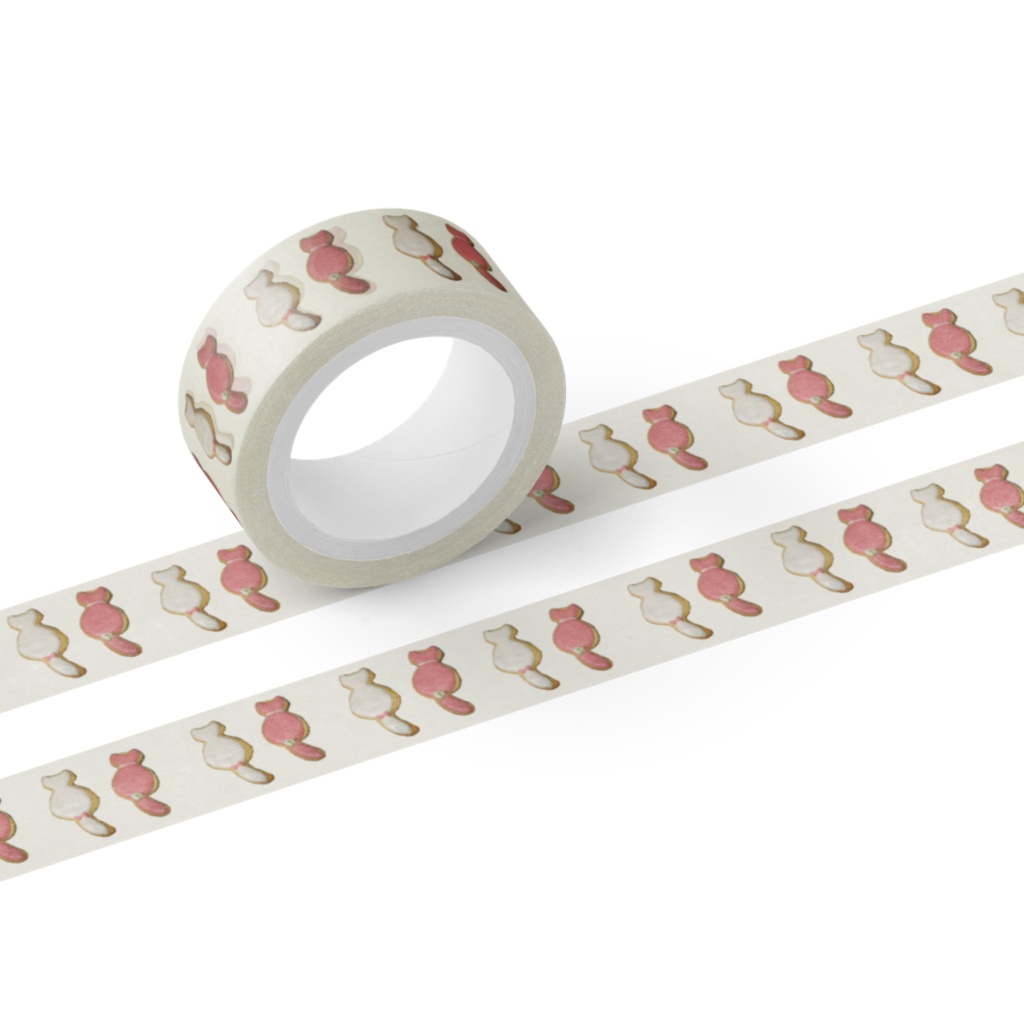 紅白ねこ　後姿