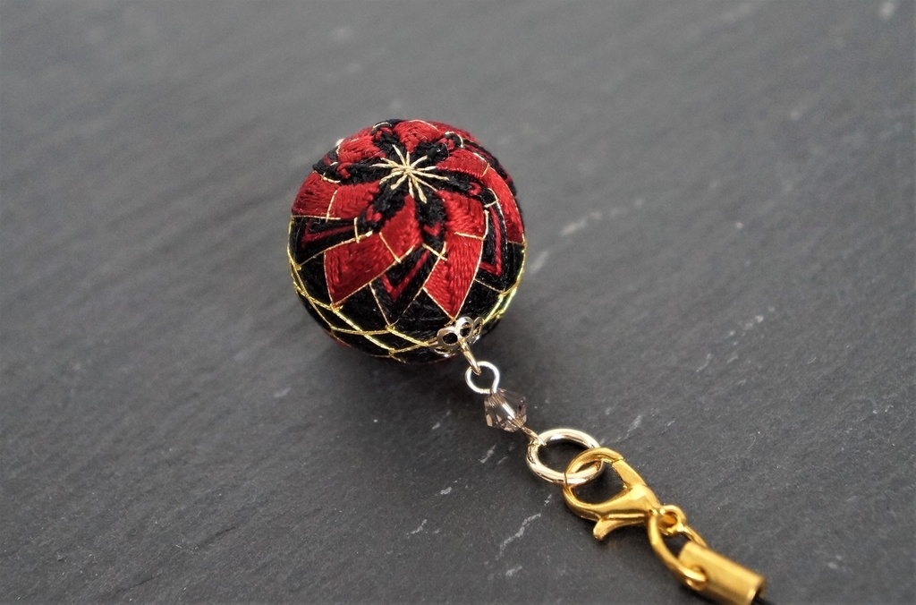 手毬ストラップ【古備前】