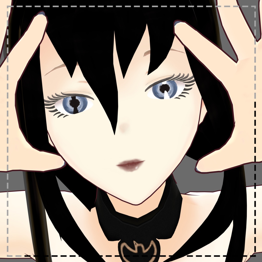 【VRoid】Eyes (irises) 25 colors set 「Vortex」+ bonus eyeline