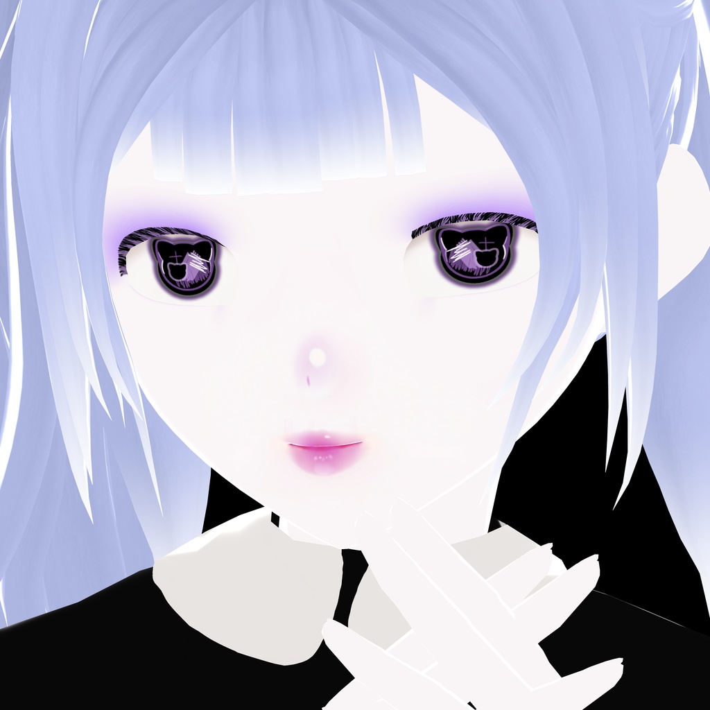 【VRoid】Eyes (irises) 14 colors x 7 styles set 「jirai kei」