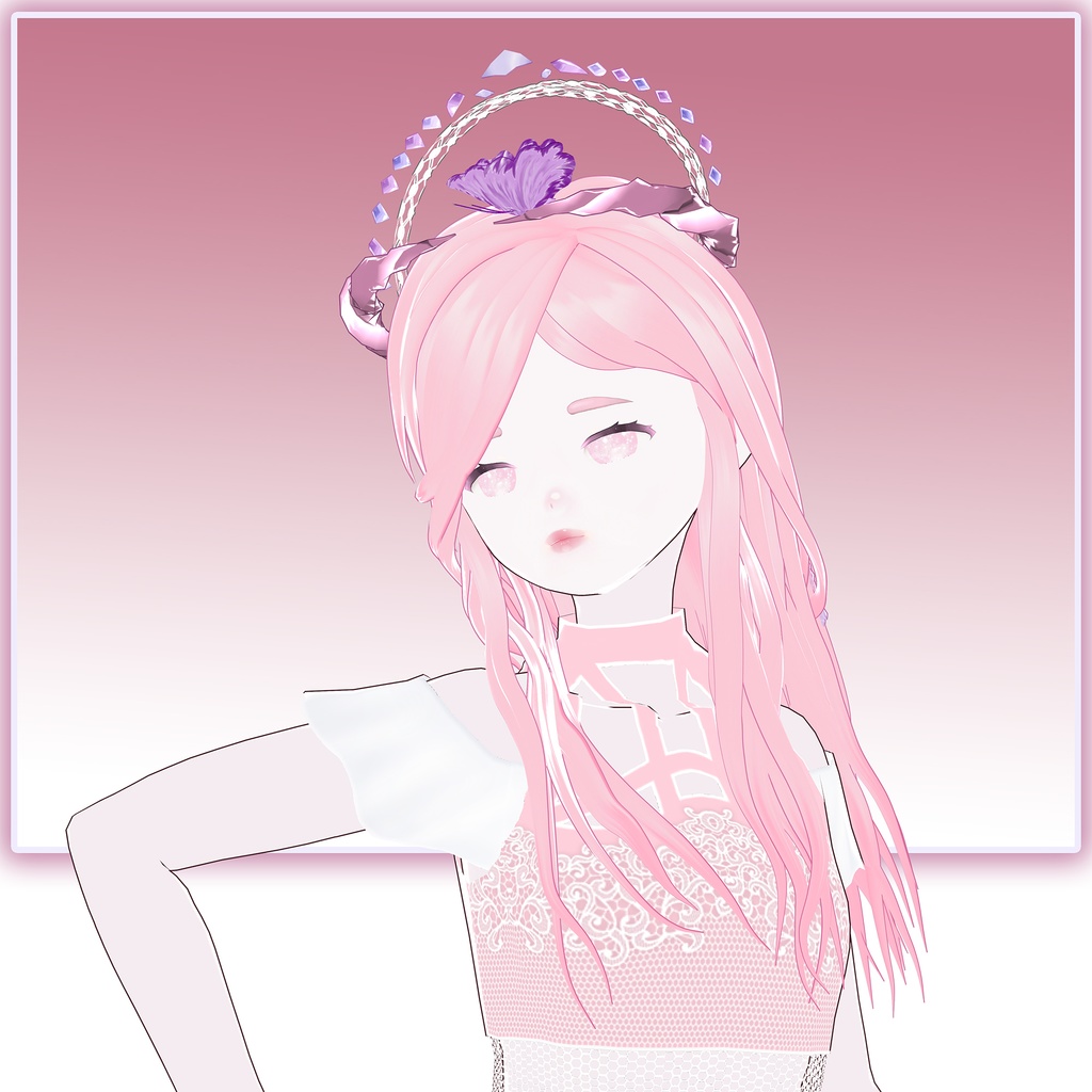【VRoid】Hair preset 「butterfly land」