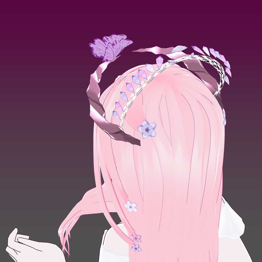 【VRoid】Hair preset 「butterfly land」