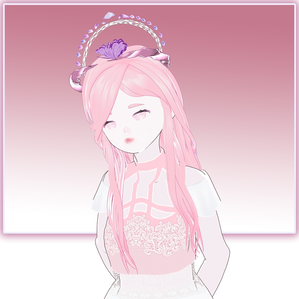 【VRoid】Hair preset 「butterfly land」