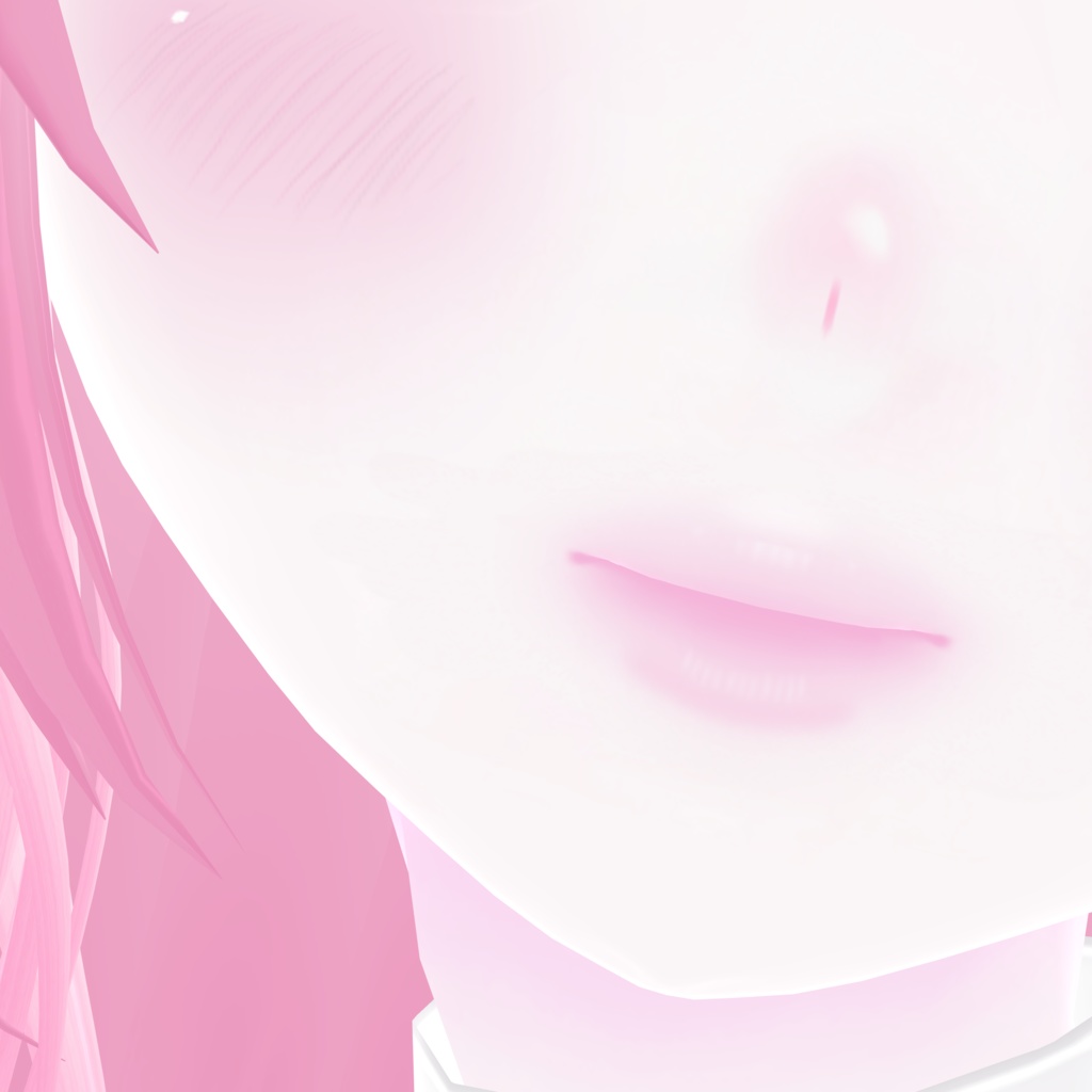 【VRoid】Plump lips「bubble gum」