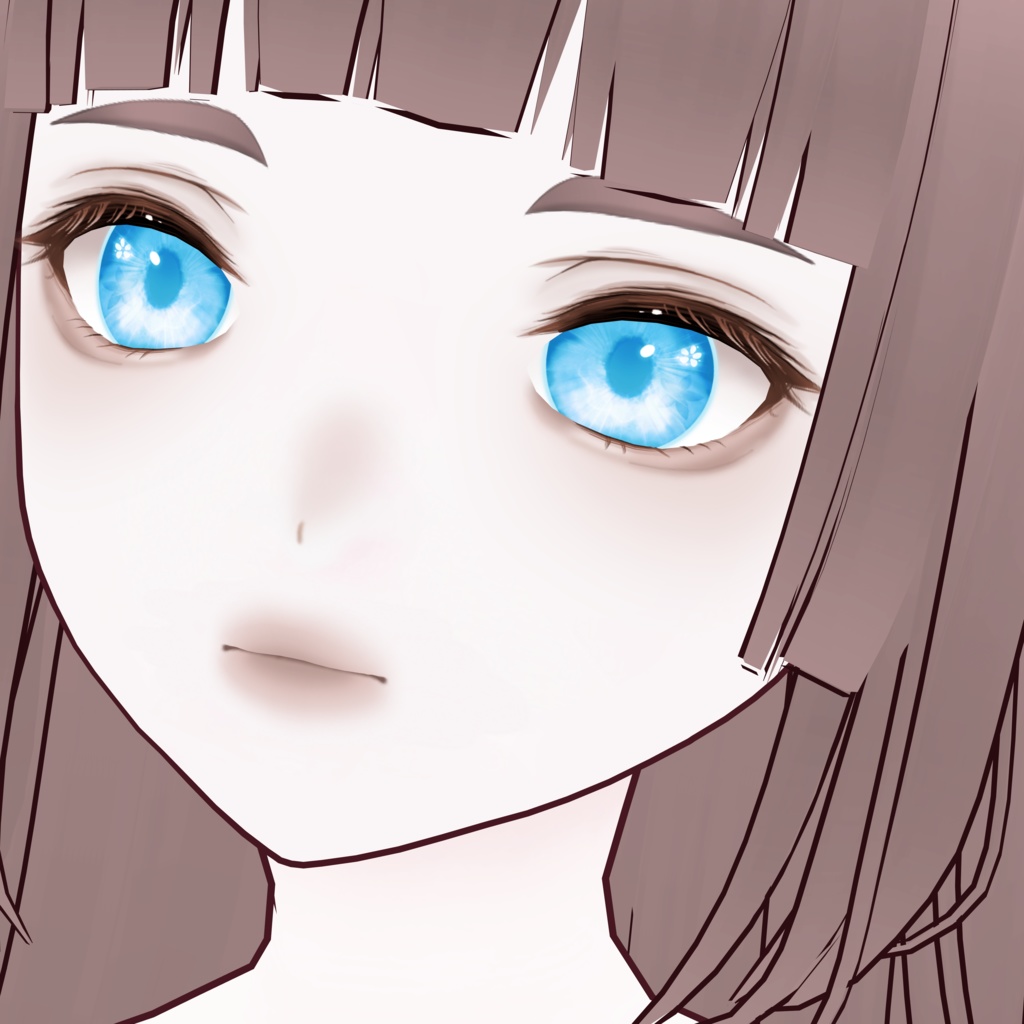 【VRoid】Flower eyes (irises) 3 types「HARU」