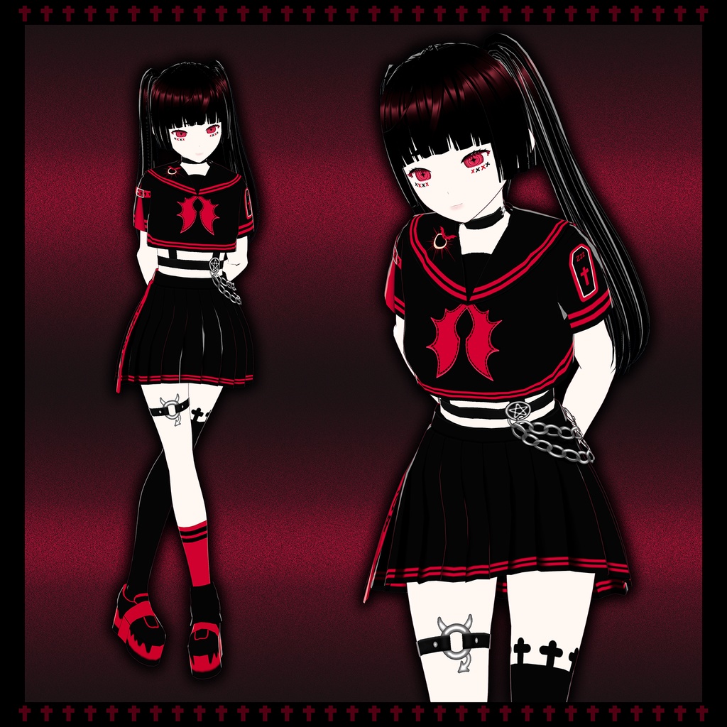 【VRoid】Vampire seifuku「Vampire Academy」