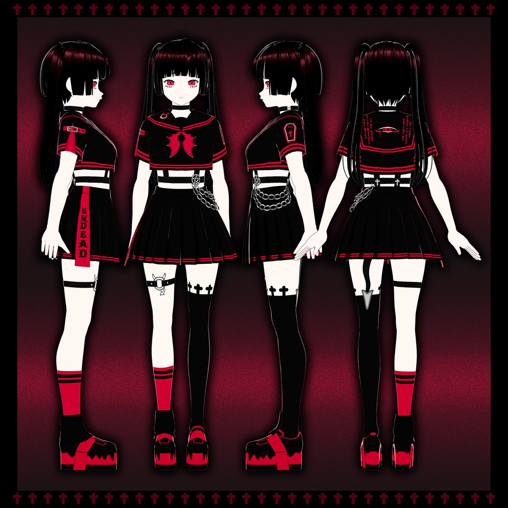 【VRoid】Vampire seifuku「Vampire Academy」