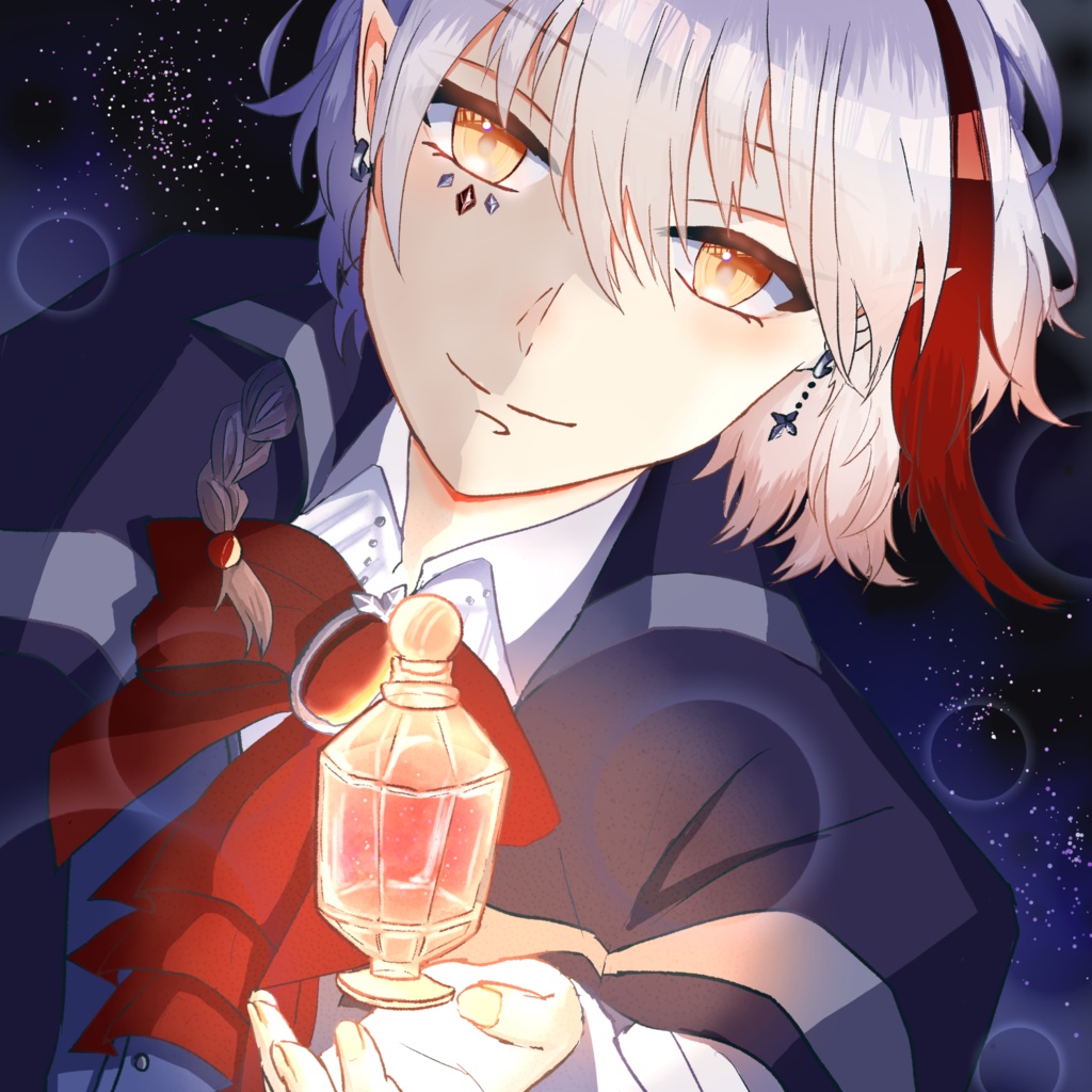 月明のノキエラ　ー幕間ー　黒き翼の天使と紅玉の友人