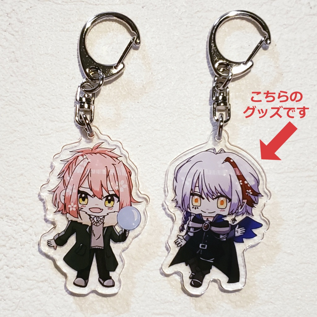 【月明のノキエラ】アクリルキーチェーン※受注生産