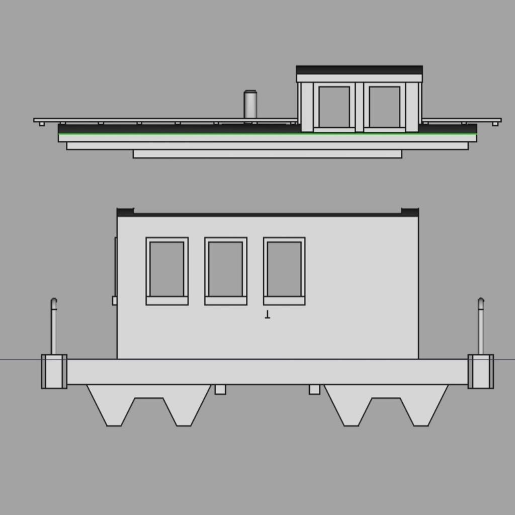ウエスタンリバー鉄道|カブース|鉄道模型