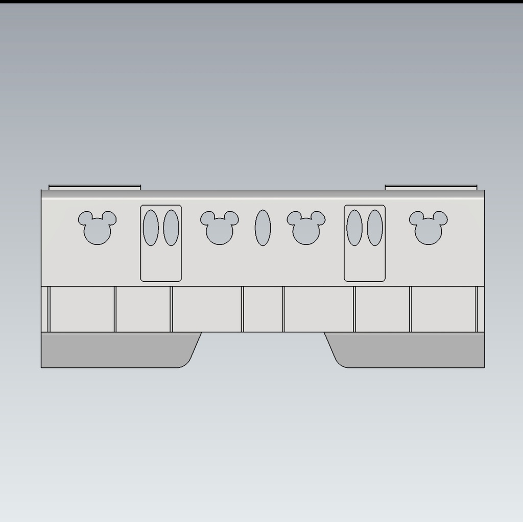 リゾートライン|中間車両 日立モノレール|HOスケール