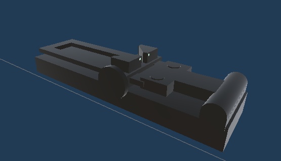 ハンティングライフル用 カスタムパーツ オールドスタイル タンジェントサイトタイプ アイアンサイト