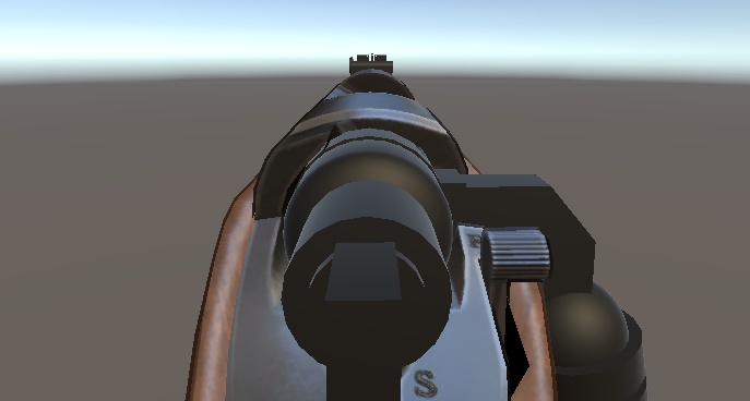 ハンティングライフル用 カスタムパーツ オールドスタイル タンジェントサイトタイプ アイアンサイト